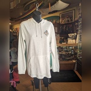 Salty Crew, light Grey hoodie. Tippet tropic mid weight